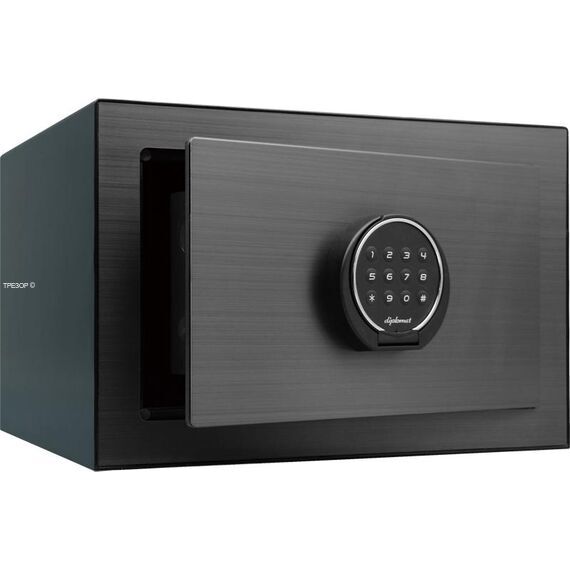 Компактный личный сейф Diplomat Combi 5 "Чёрный титан", Цвет: Чёрный титан, фото 